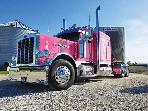 Pink Peterbilt