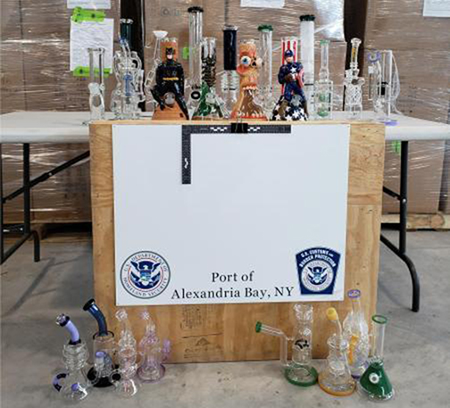 Big bong bust: CBP officers seize $156,000 in drug paraphernalia at nation’s northern border