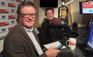 Red Eye Radio hosts Gary McNamara, left, and Eric Harley