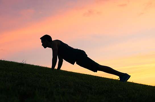 Trucking fitness group raising vet suicide awareness with pushup challenge