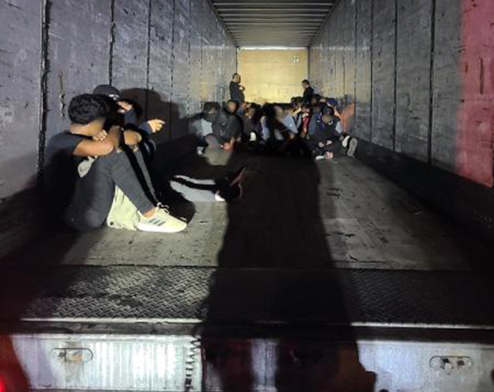 CBP, local police rescue illegal immigrants from locked tractor-trailer in Laredo, Texas