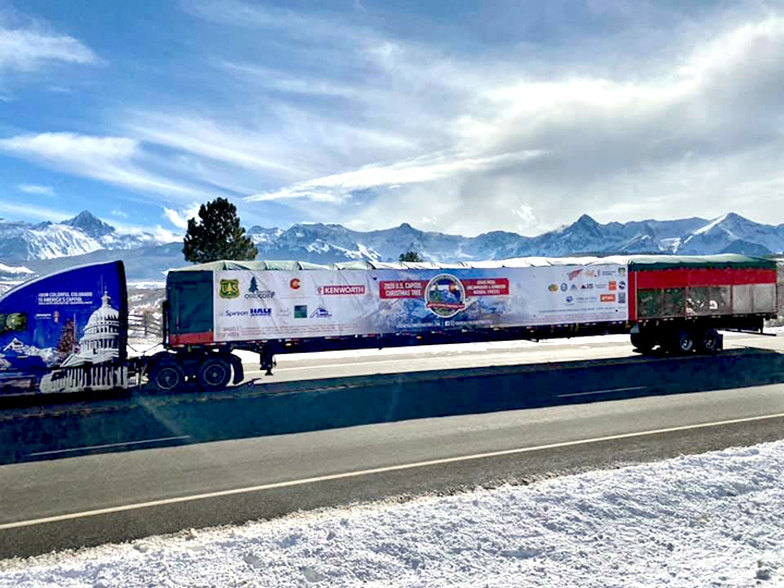 Spireon provides real-time tracking of U.S. Capitol Christmas Tree’s trek from Colorado to Washington