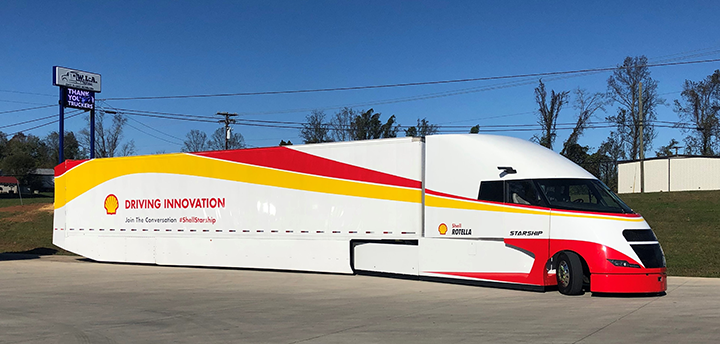 Shell’s Starship 2.0 truck enters testing phase before coast-to-coast run in 2021