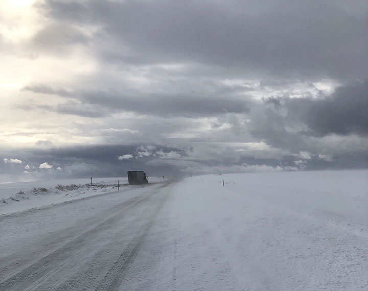 Portion of U.S. 95 in central Idaho closed due to wintry conditions, multiple crashes