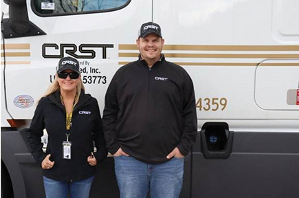 CRST truck drivers