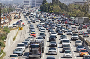 Heavy Traffic Near Los Angeles