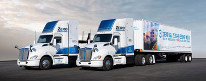 Fuel-cell electric heavy-duty trucks slated for delivery to customers at two California ports