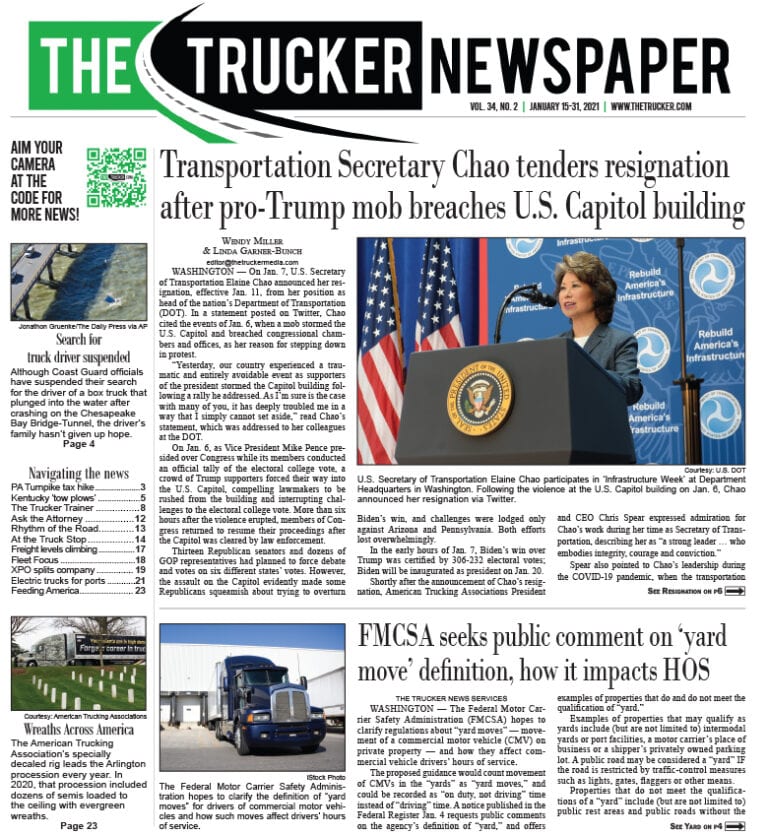 The Trucker Newspaper – Digital Edition January 15, 2021