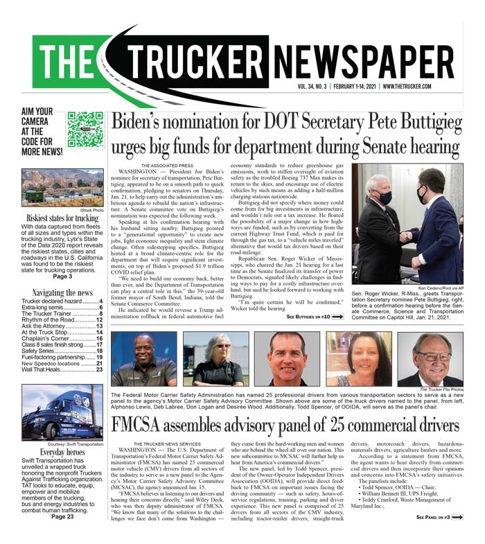 The Trucker Newspaper – Digital Edition February 1, 2021
