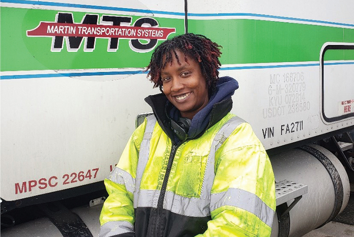 Black History Month leaders: Driver Ericka Rountree finds peace on the open road
