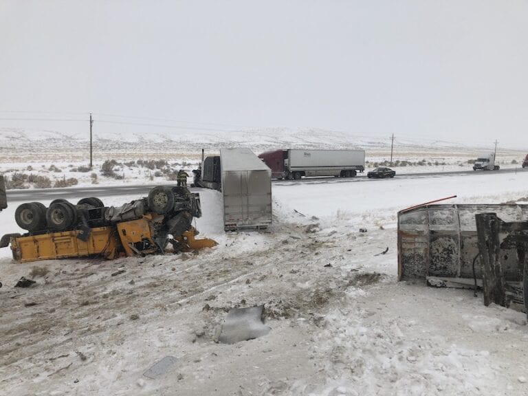 Multiple snowplows hit on Wyoming interstates, highways over five-day period