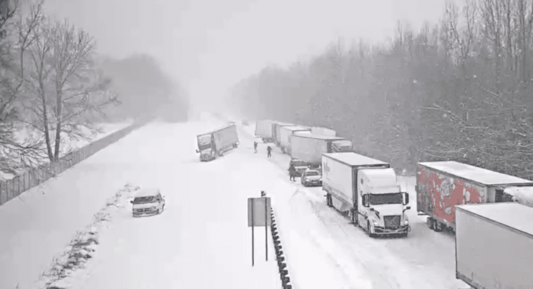 Hazardous travel reported on Arkansas roads, portions of Interstate 40 closed