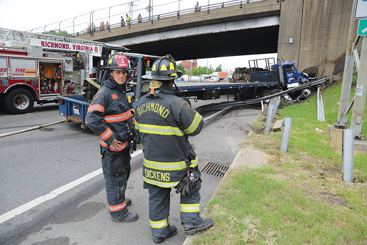 fire fighters handling fatalities