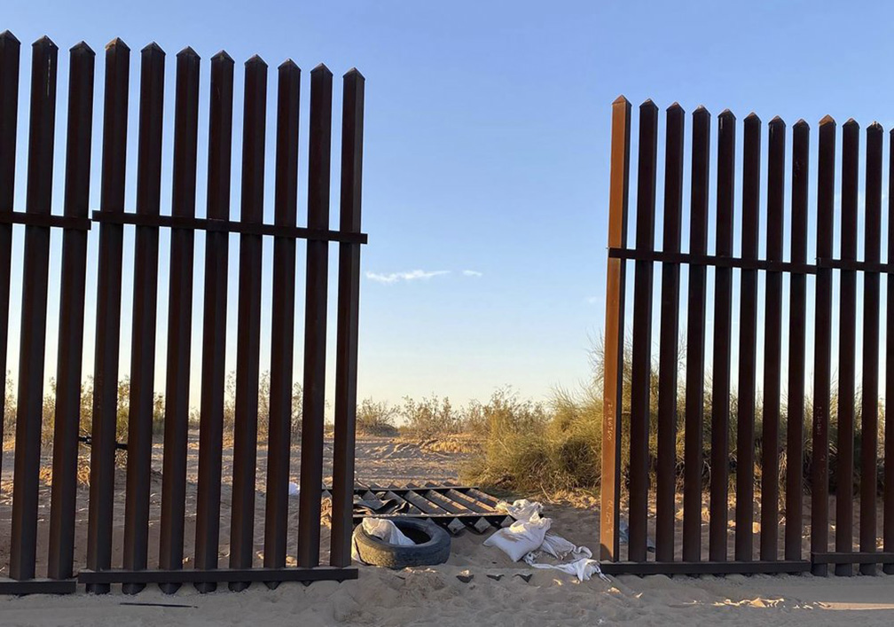 Hole in Border Fence