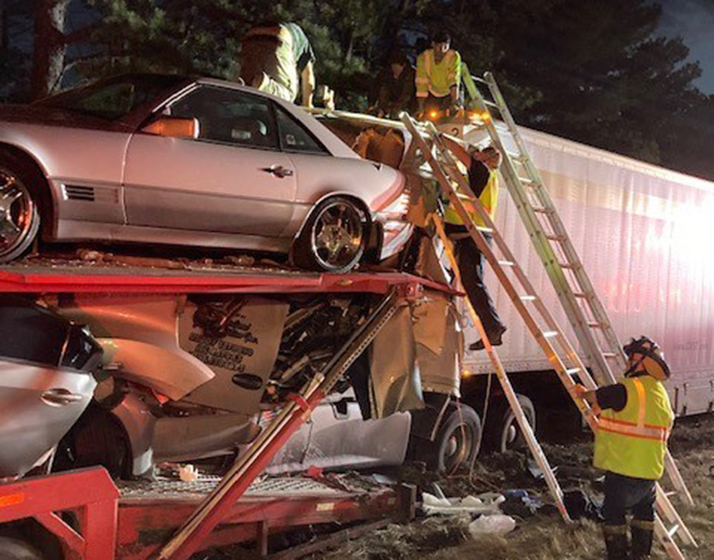 1 killed, 2 injured in I70 tractortrailer crash in Indiana