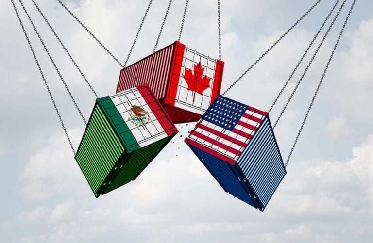 2020 sees 13% dip in transborder freight between U.S., Canada, Mexico