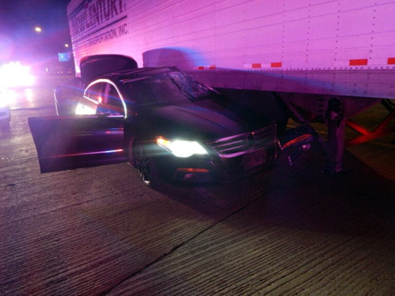 Charges pending against driver, passenger who crashed into semi during police chase