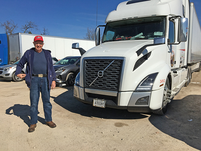 Dedication and strong lifelong work ethic led Jerry Fritts Jr. to a successful trucking career