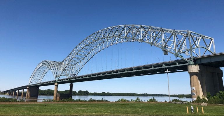 With I-40 Mississippi River bridge closed, backup route gets inspection