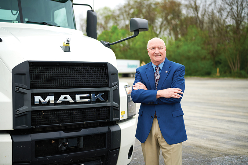Jim Ward with Mack Truck