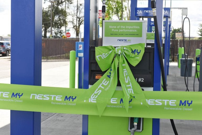 Neste opens new renewable diesel fueling stations in Southern California