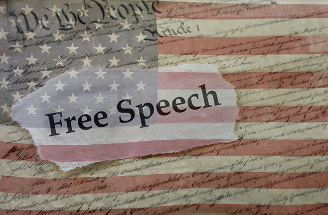 First Amendment does not require private entities to protect free speech