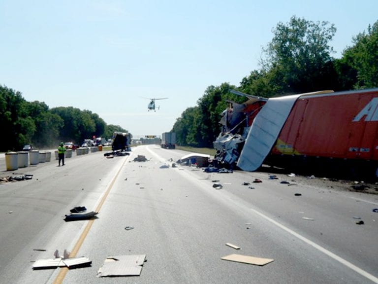 Trucker dies during surgery for injuries suffered in June 4 crash on Indiana toll road