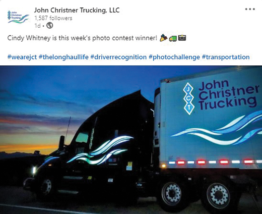 John Christner Trucking LinkedIn