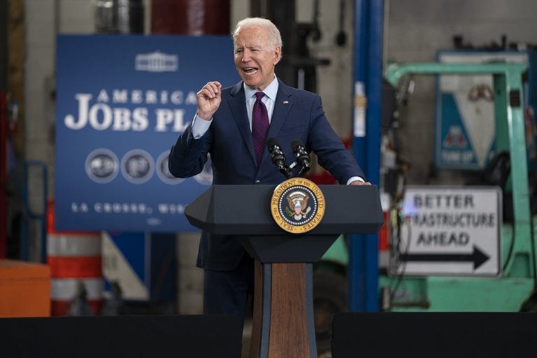 Roads, bridges, jobs: Biden selling big infrastructure deal