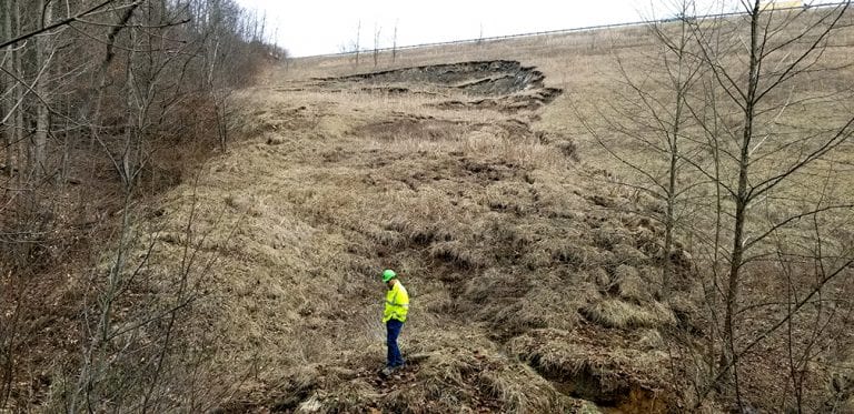 Ohio DOT puts federal stimulus funds to work preventing, detecting slides that damage roads
