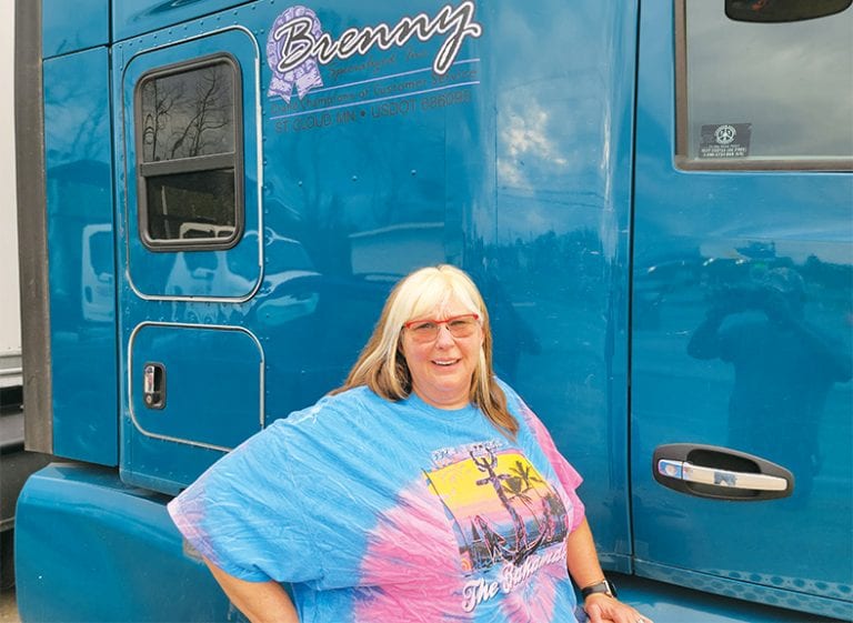 Trucker combines love of people and the open road in dream career