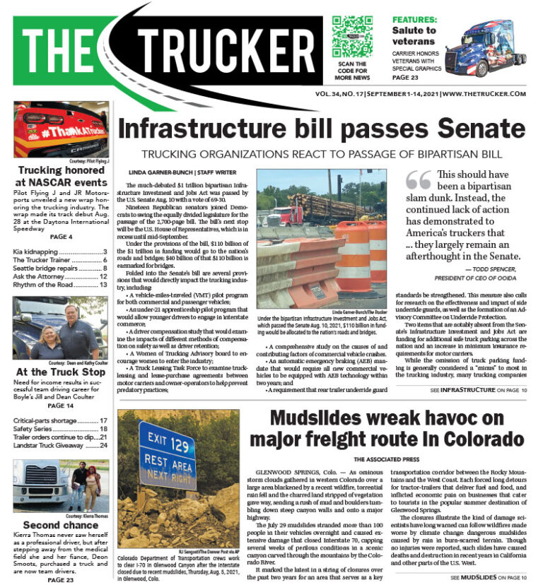 The Trucker Newspaper – Digital Edition September 1, 2021