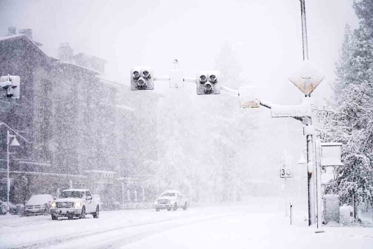 2 feet of snow in Sierra; record rain in Reno; I-80 reopens