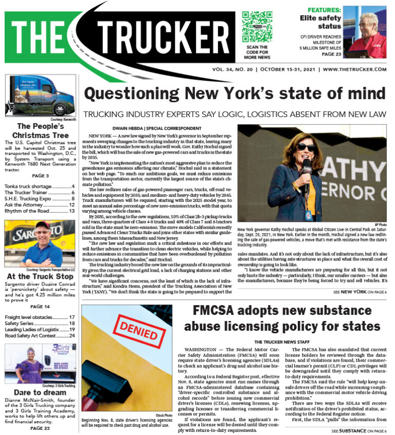 The Trucker Newspaper – Digital Edition October 15, 2021