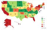 Annual Highway Rankings Map