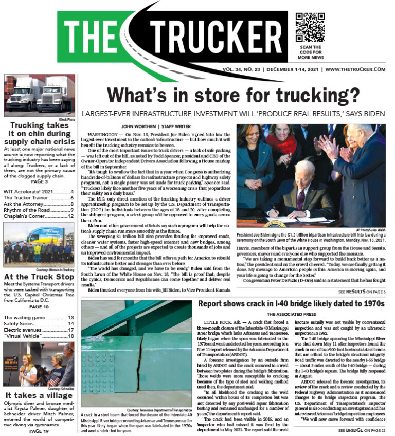 The Trucker Newspaper – Digital Edition December 1, 2021