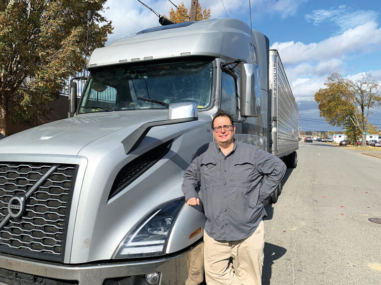 From the roadways to the airwaves: Tom Kyrk does double duty as professional truck driver, radio personality
