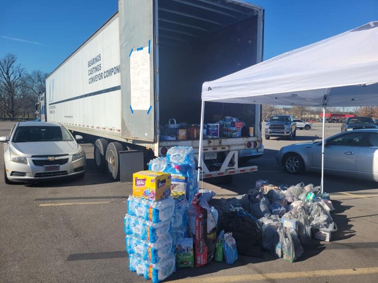 Truckers helping those in need after devastating storms