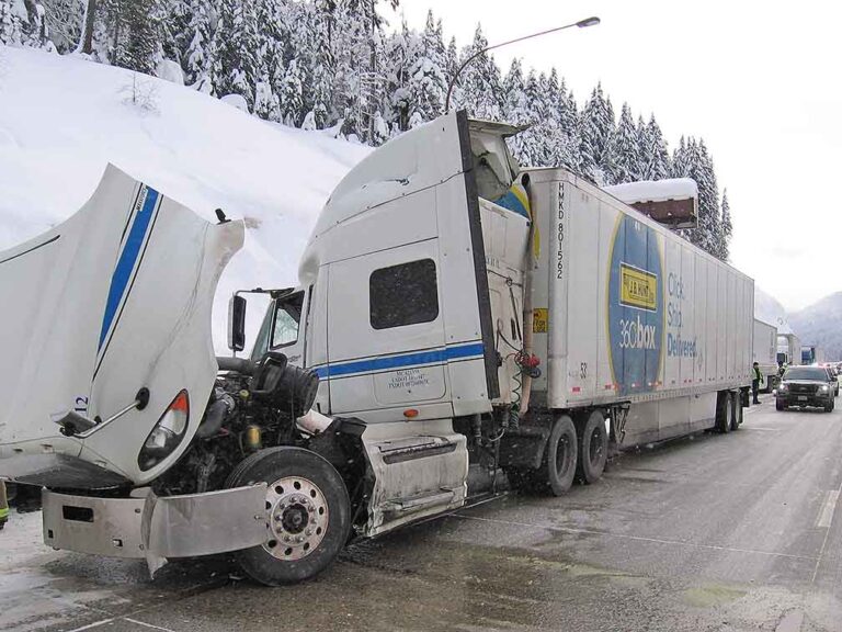 Police: Semi pileup on I-90 due to speed, icy conditions