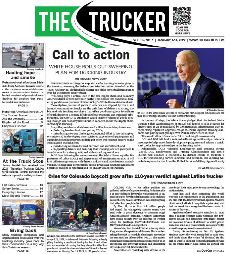 The Trucker Newspaper – Digital Edition January 1, 2022