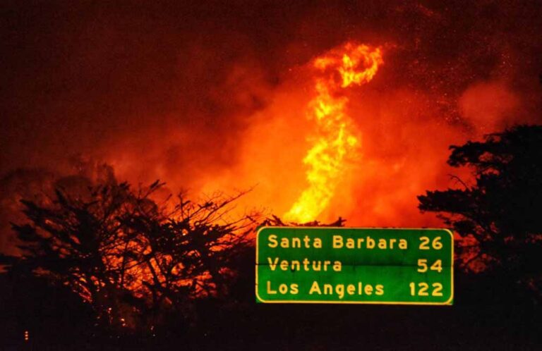 Southern California wildfire that shut US 101 declared out