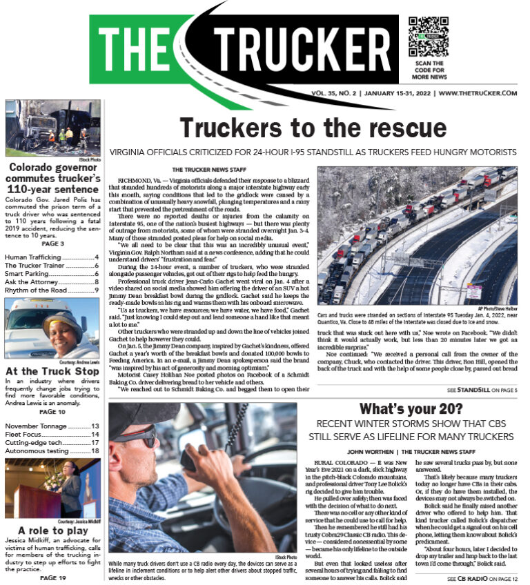 The Trucker Newspaper – Digital Edition January 15, 2022