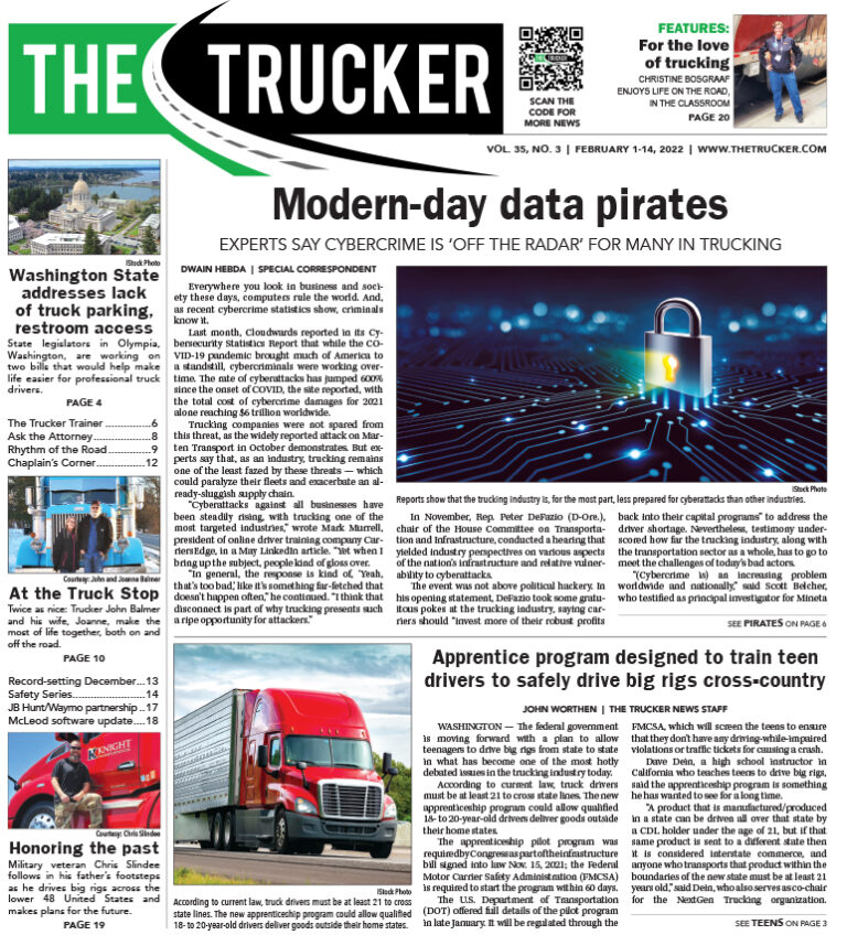 The Trucker Newspaper – Digital Edition February 1, 2022