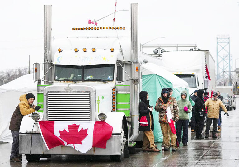 Ontario declares an emergency over truck blockades in Canada