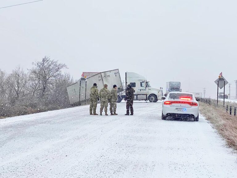 National Guard rescues stranded trucker in Oklahoma