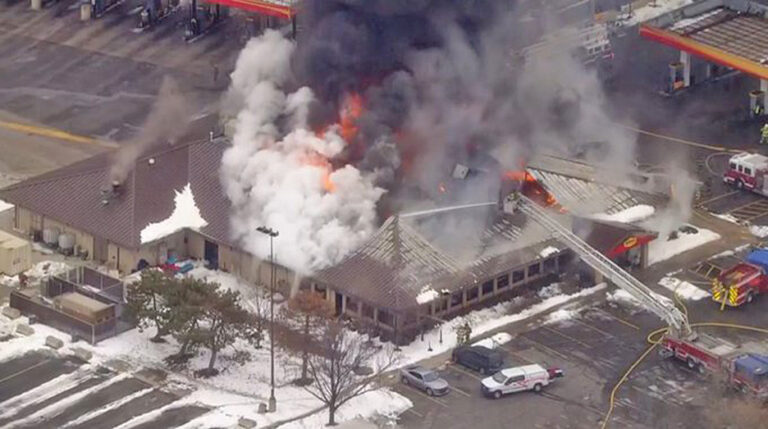 Massive fire breaks out at Indiana Love’s