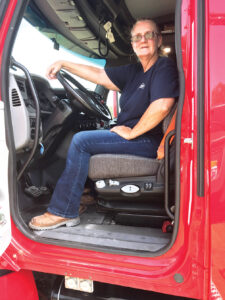 Roberta McKenna in driver seat