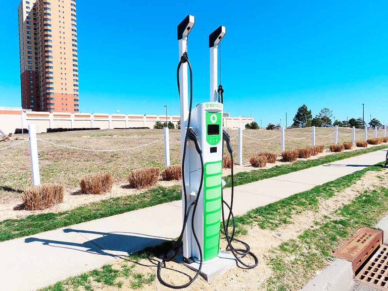 As fuel prices rise, towns add electric vehicle charging stations