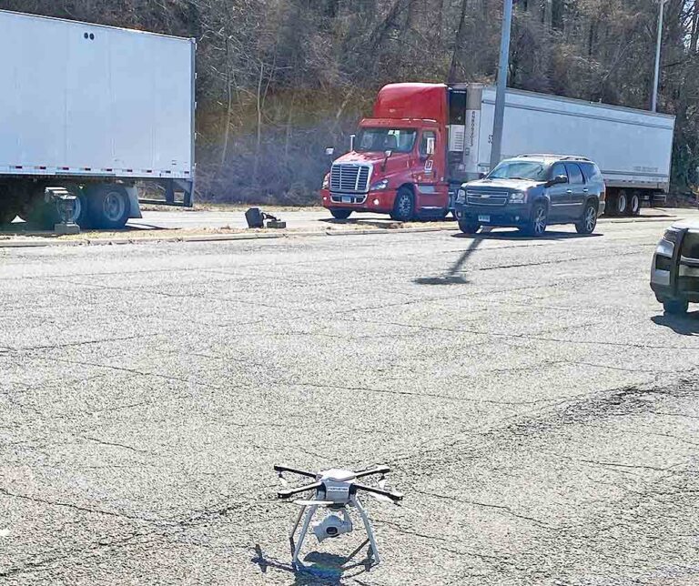 Send in the drones: Cops in northeast use unmanned aerial vehicle to surveil weigh station