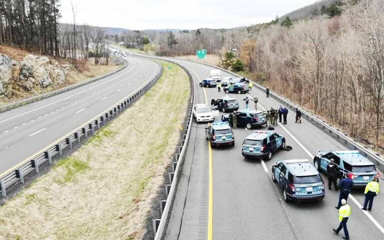 Sexual assault suspect nabbed after pursuit shuts down all lanes of Massachusetts Turnpike